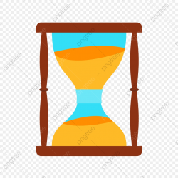 Hourglass Flat Multi Color Icon, Hourglass, Glass, Wait PNG ...