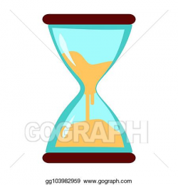 Vector Art - Sand clock. hourglass. EPS clipart gg103982959 ...