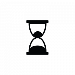 Sand watch, clock, hourglass, timer vector icon
