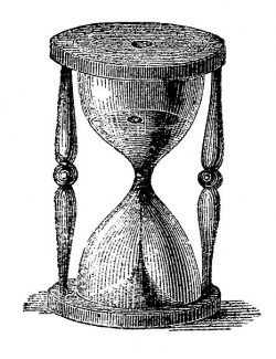 Vintage Clip Art - Hourglass - Steampunk - The Graphics Fairy