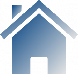 Simple Blue House Clip Art at Clker.com - vector clip art online ...