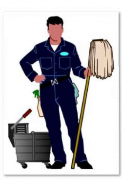 Clipart resolution 520*771 - menial clipart Janitor ...