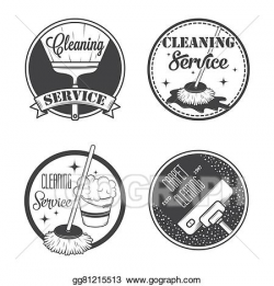 Vector Clipart - Set of vintage logos, labels and badges ...