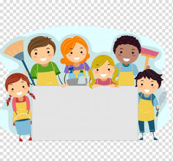 Dust Cleaning Housekeeping, The family sweeping the dust is ...