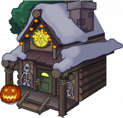 Image - Halloween Party 2015 Ski Lodge exterior.png | Club Penguin ...