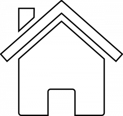 House Outline Clipart Black And White | Free download best House ...