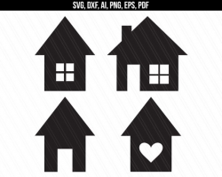 House Svg, Home svg, House vector, Clipart, House shapes ...