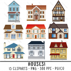 House Clipart, House Clip Art, Clipart House, Clip Art House, House PNG,  PNG House, Houses Clipart, Houses Clip Art, Cute House