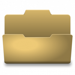 Yellow Open Icon - Classy Folder Icons - SoftIcons.com
