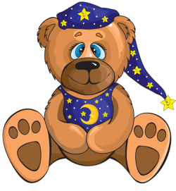 BEDTIME TEDDY BEAR * | CLIP ART - T. BEARS #2 - CLIPART | Pinterest ...