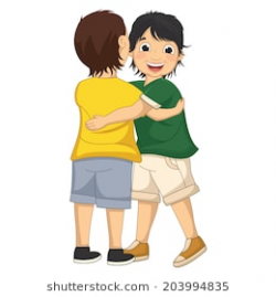 Children hug clipart 2 » Clipart Station