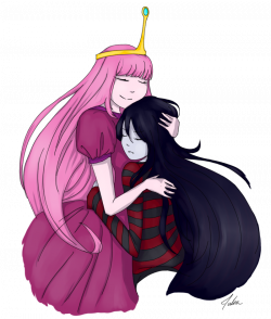 Comforting hug :Bubbline by HappyYui on DeviantArt