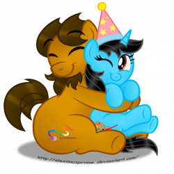 Birthday Hugs for Andrea! by AleximusPrime on DeviantArt