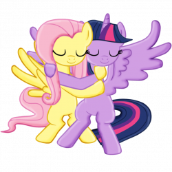 TwiShy -A friendly hug | Ponies | Pinterest | Hug