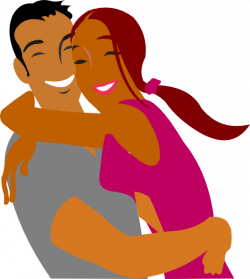 Couple Hugging Clip Art at Clker.com - vector clip art online ...