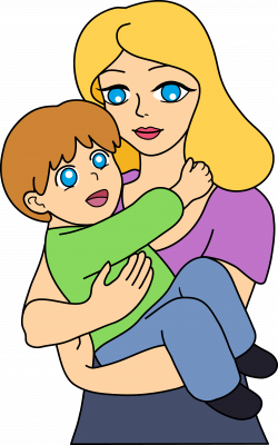 Mother and Child Clip Art 1 - Free Clip Art