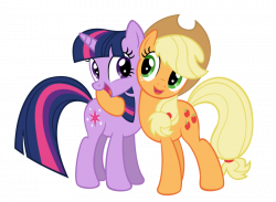 Image - FANMADE Applejack with Twilight.png | My Little Pony ...