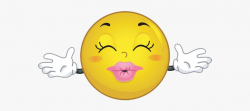 Kiss Hug Smiley Clip Art Cartoon Face - Kiss And Hug Emoji ...