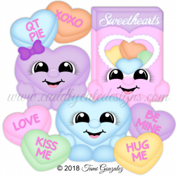 Sweetheart Cuties | Cuddly Cute Designs | Pinterest | Scrapbook ...