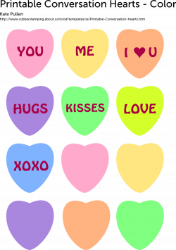 Free Printable Conversation Hearts | Valentine's Day | Pinterest ...