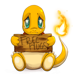 Transparent Charmander 'Free Hugs' Commission by SpagettiUrchin on ...