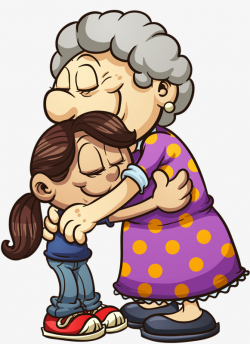 Grandmother And Granddaughter Hugging, Grandmother, Elder ...