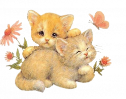 Hug Love Clip art - Two kittens 841*663 transprent Png Free Download ...