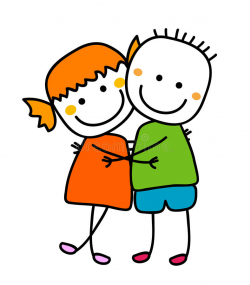 Boy And Girl Hugging Drawing | Free download best Boy And ...