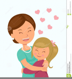 Mom And Daughter Hugging Clipart | Free Images at Clker.com ...