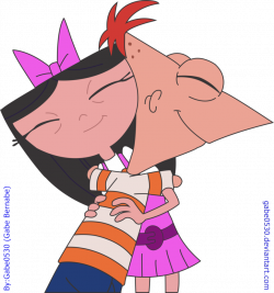 Phineas and Ferb - Phineas X Isabella 2 - Hugging by Gabe0530 on ...
