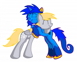 request: breann and derpy hug by Pencil-snap on DeviantArt
