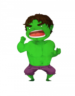 Chibi Hulk by myooomy on DeviantArt