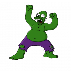 Homer Simpson as Hulk by Abixa on DeviantArt