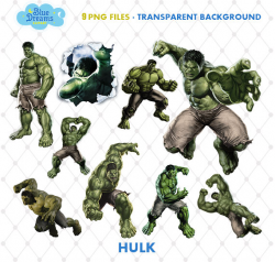 Hulk Clipart, PNG Clip Art Files, Hulk Printable Images ...