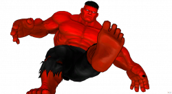 Image - Red hulk stomp by krikkadog139-d7a7fme.png | Animated Video ...