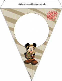 Mickey and Minnie Safary. : Free Printable Mini Kit. | Mickey and ...