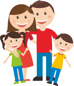 Royalty-free Stock photography Illustration - Happy family of four ...