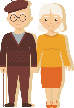 Old age Illustration - Love couples 1145*1677 transprent Png Free ...