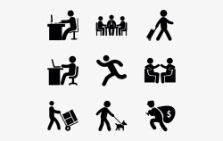 Humans Clipart Human Symbol - Active Throughout The Day ...