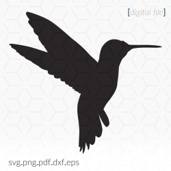 Hummingbird SVG, Humming Bird SVG, Hummingbird Clip Art, Cricut SVG File,  Cricut File,