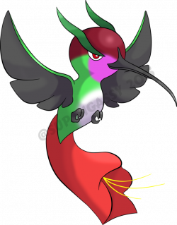 Humnectar - The Hummingbird Pokemon by SupahGassy on DeviantArt