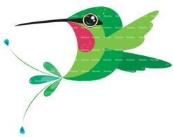 Hummingbird clip art love this sweet bird illustration it'an ...