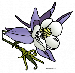 Gallery For > Columbine Flower Clip Art | stained glass | Pinterest ...