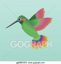 Vector Stock - Hummingbird. Clipart Illustration gg99691875 ...
