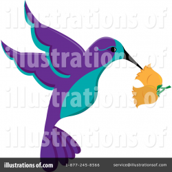 Hummingbird Clipart #1060651 - Illustration by Pams Clipart