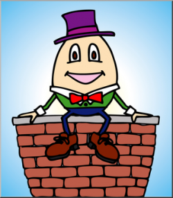 Clip Art: Humpty Dumpty Color I abcteach.com | abcteach