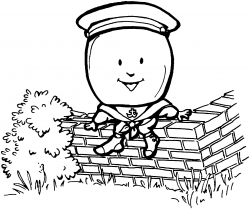 Humpty dumpty coloring pages to download and print for free ...