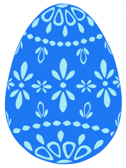 Easter Clip Art | Free Simple Blue Easter Egg Clip Art | All About ...