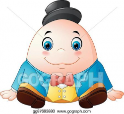 EPS Vector - Humpty dumpty cartoon. Stock Clipart ...