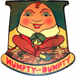 Vintage The Humpty Dumpty Mother Goose Rocker Book - Copyright ...
